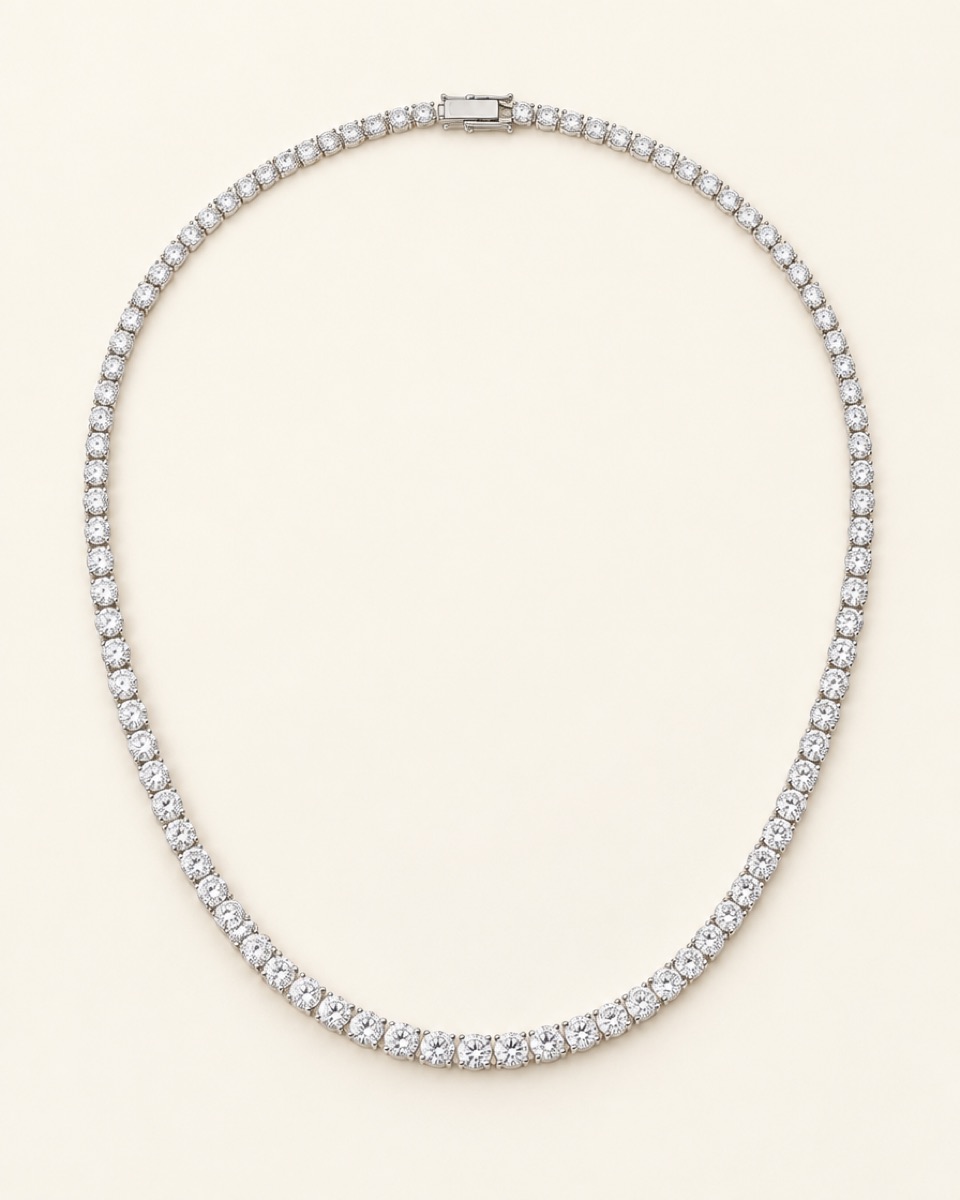 Collier Rivière Zircons