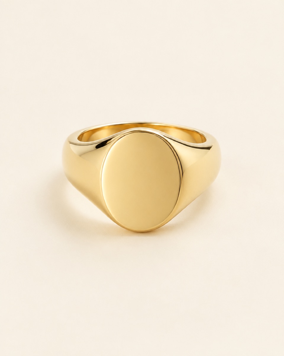 Bague Chevalière Ovale