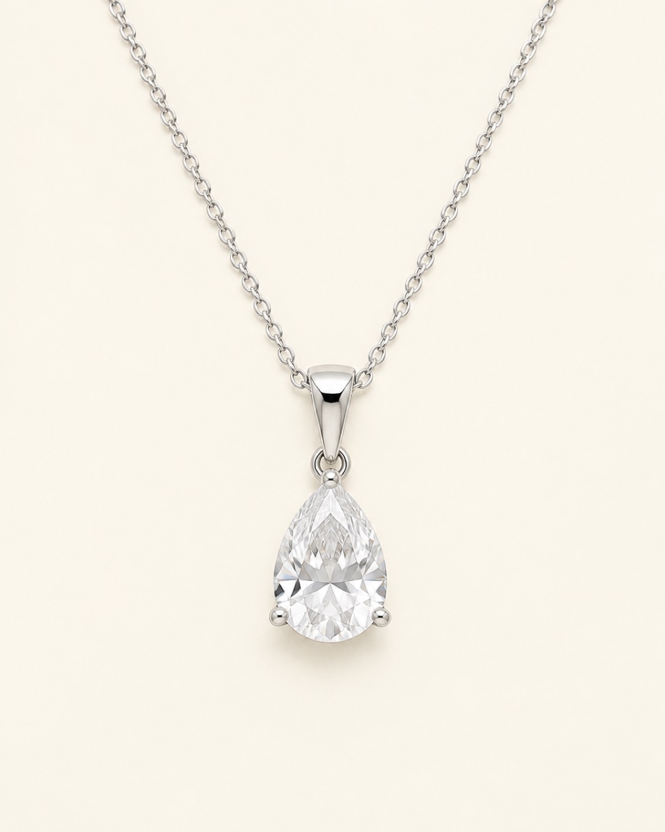 Collier Goutte Zircon
