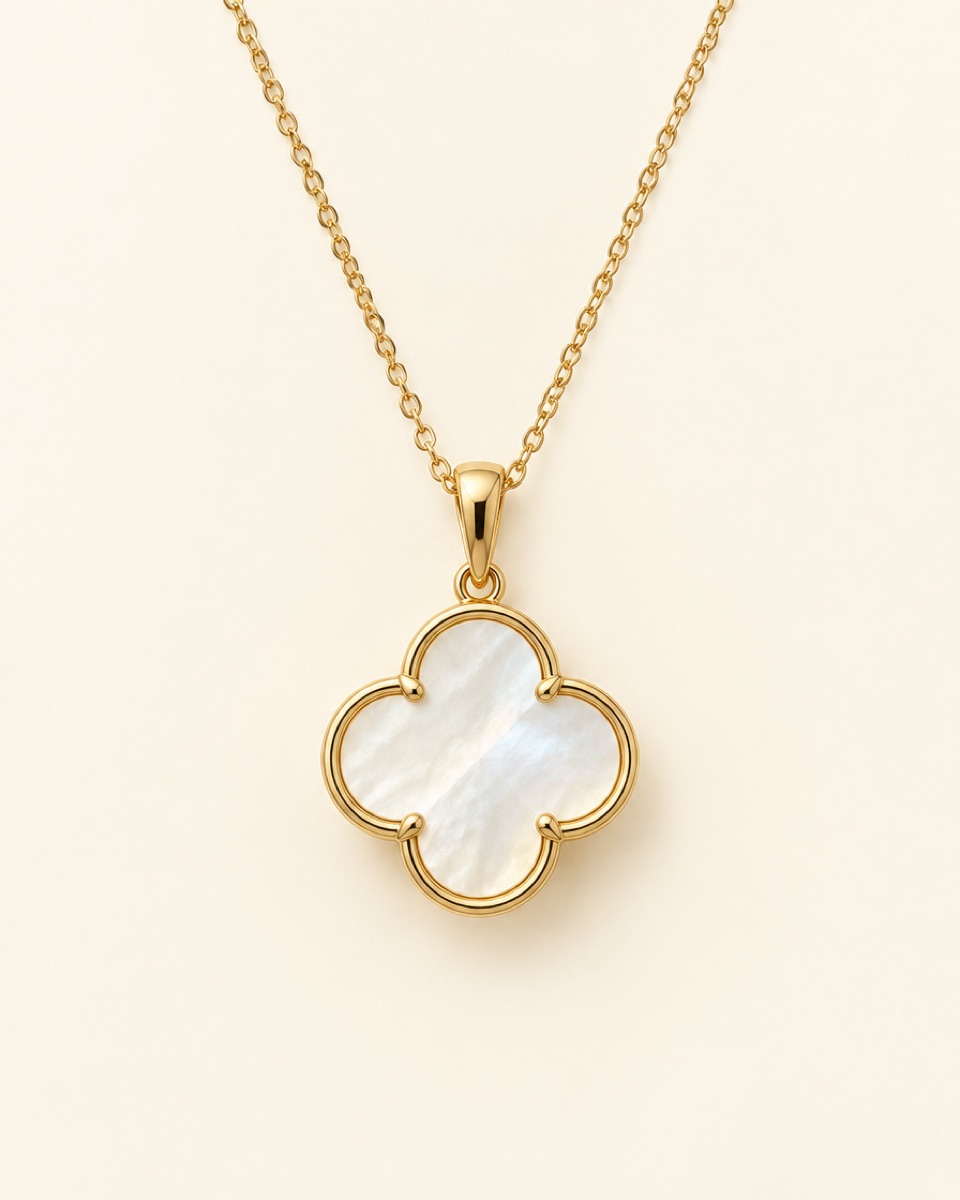 Collier Trèfle Nacre