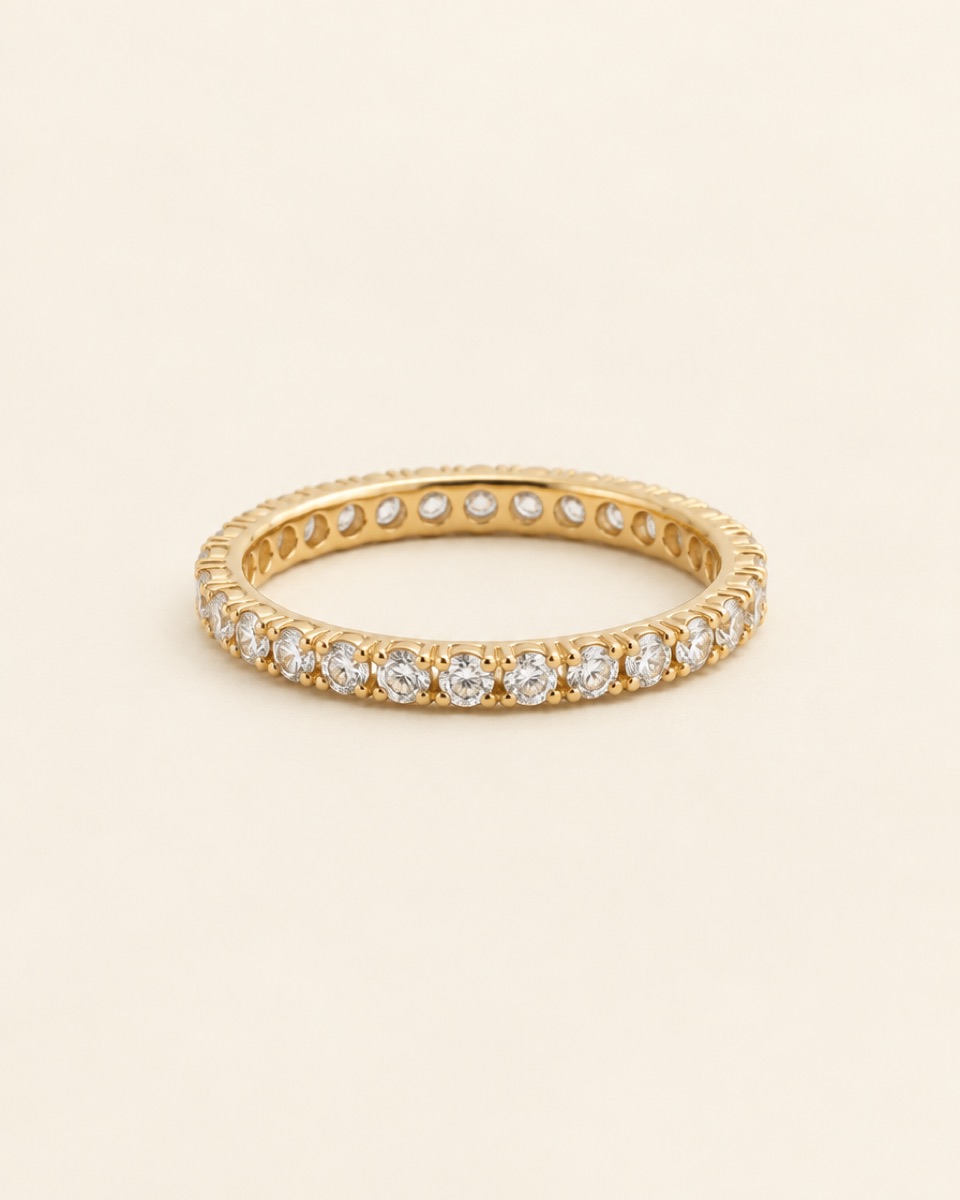 Bague Éternité Or 9 carats