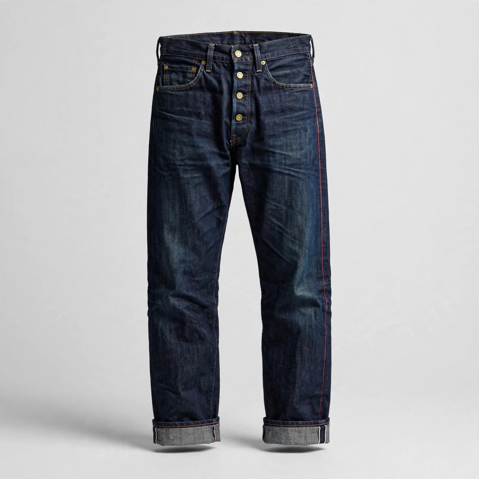 Jean Droit Brut Selvedge