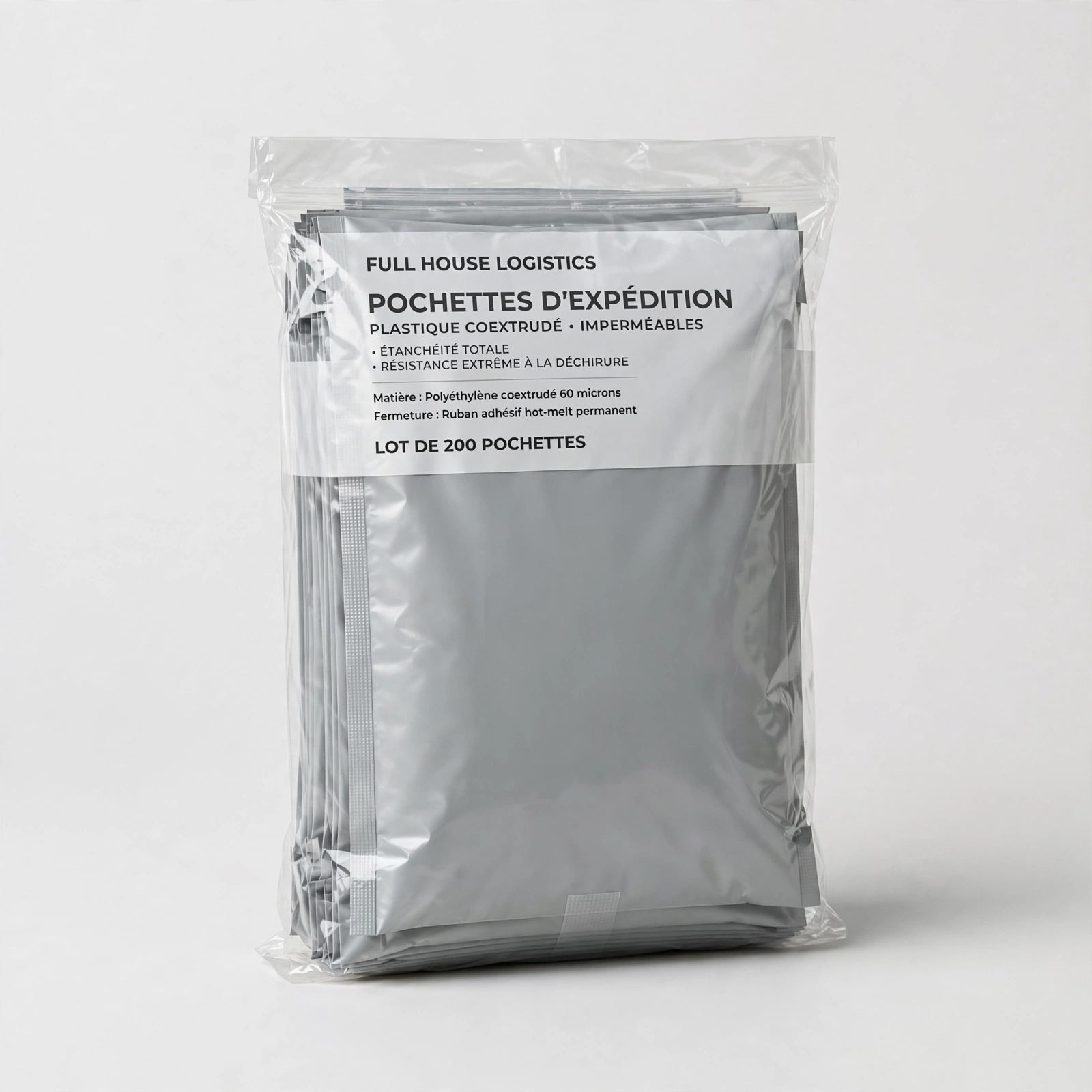 Pochettes d'Expédition Plastique Coextrudé Imperméables
