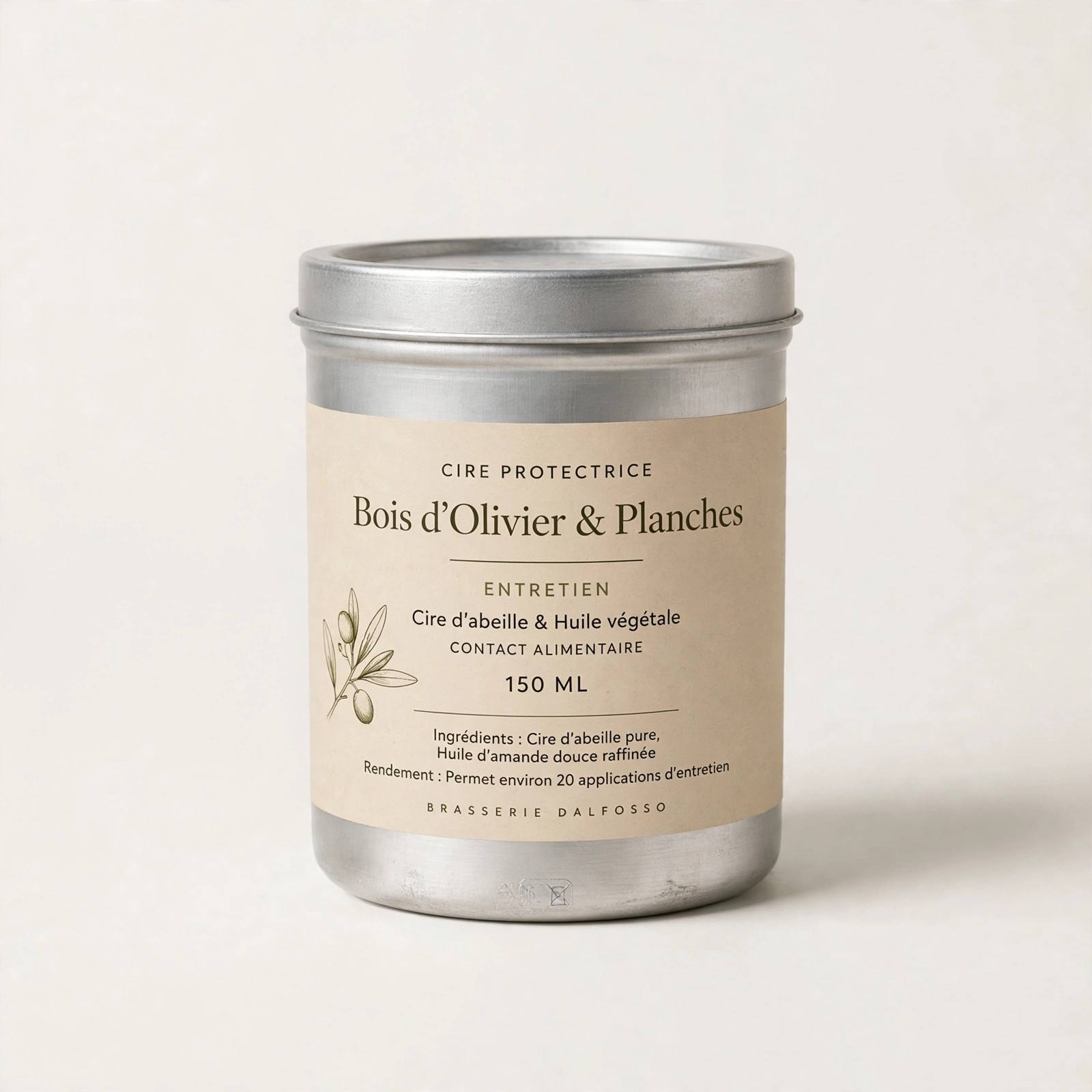 Cire Protectrice Bois d'Olivier & Planches