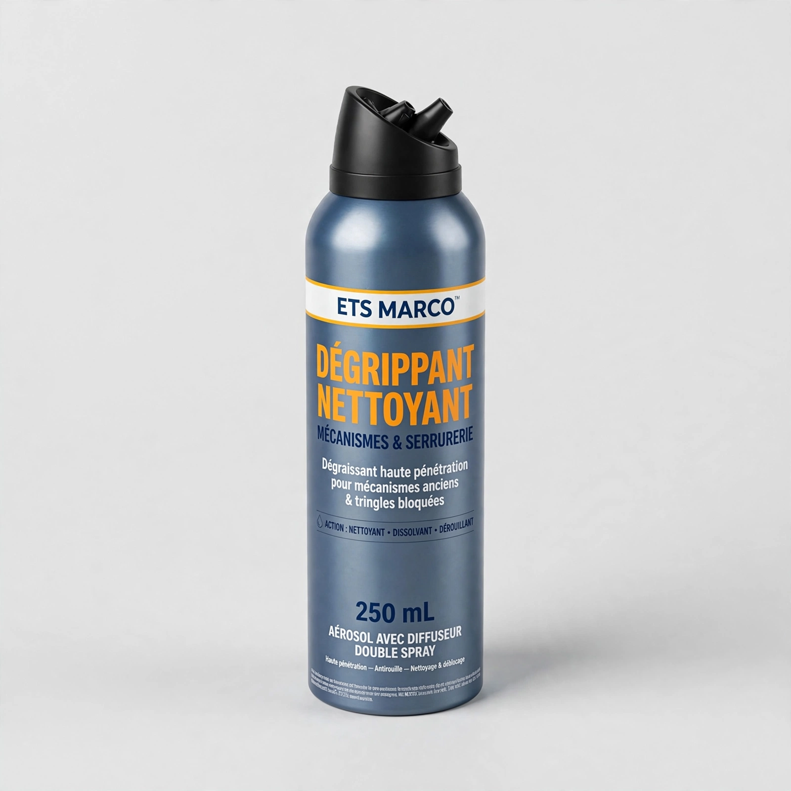 Dégrippant Nettoyant Mécanismes Serrurerie 250ml