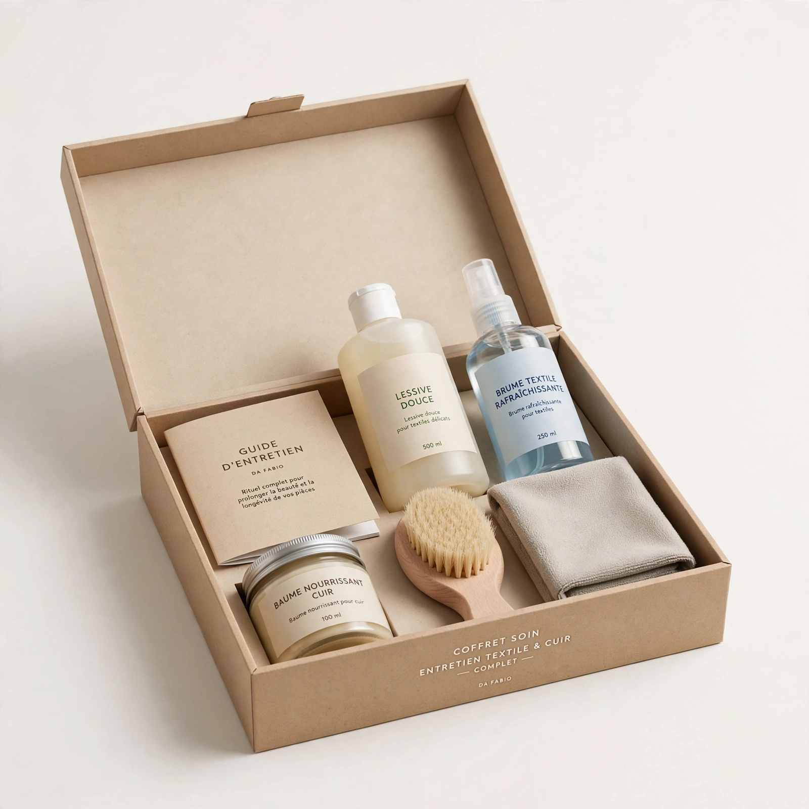 Coffret Entretien Textile & Cuir Complet