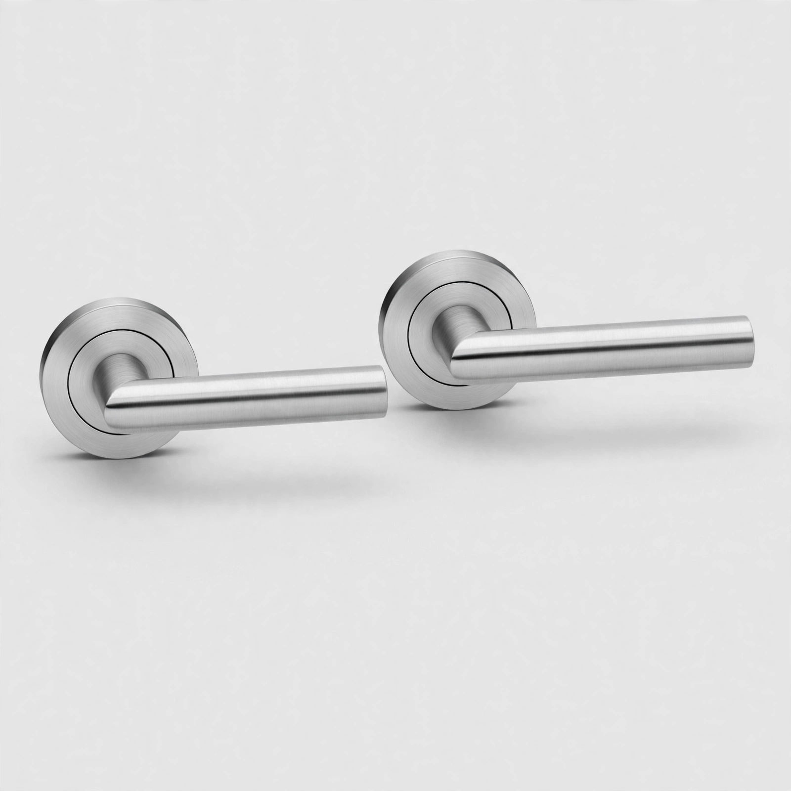 Poignée Double Décorative Inox Brossé Intérieur
