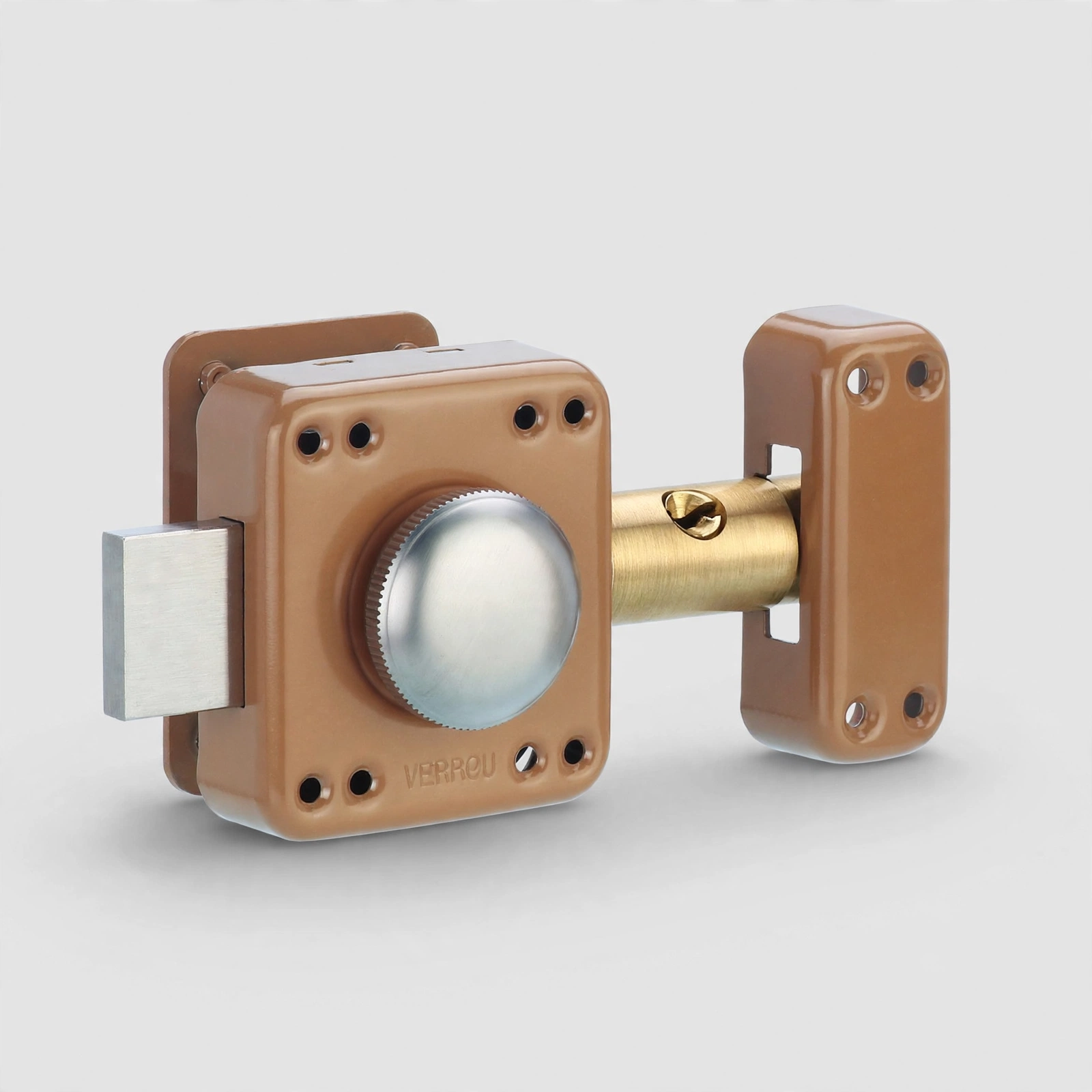 Verrou de Blocage à Bouton et Cylindre 45mm